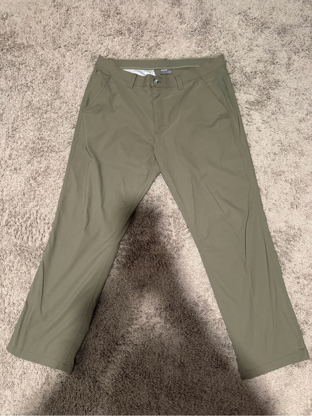 Eddie Bauer Olive Green Tech Pants